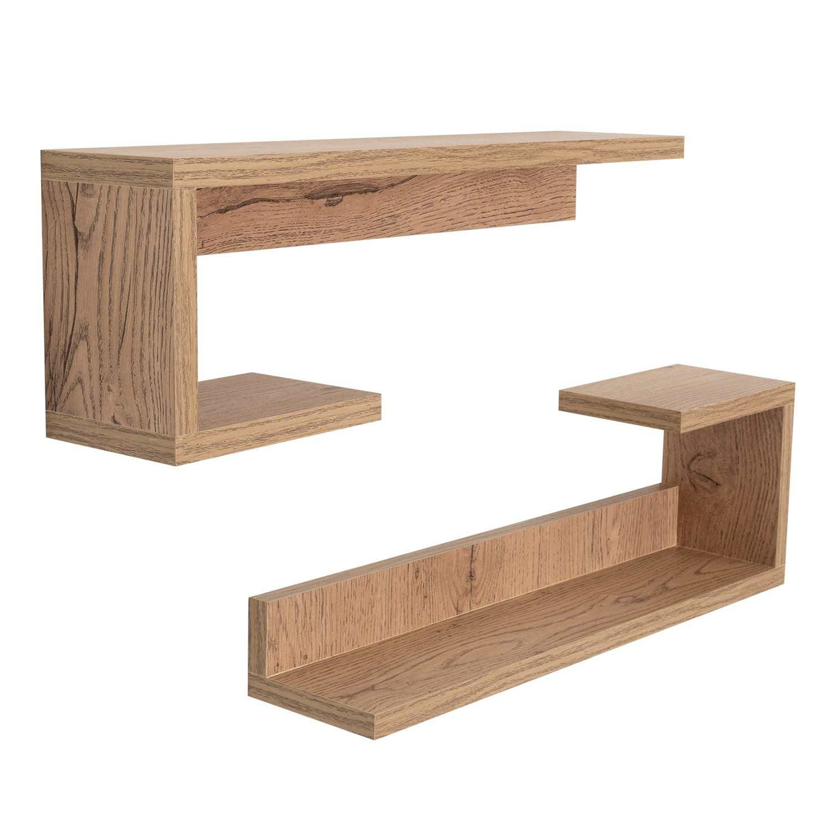 Set de 2 Repisas Santino Rovere 37x28cm Rectangular con Dos Entrepaños - Repisas y Percheros | Bylmo