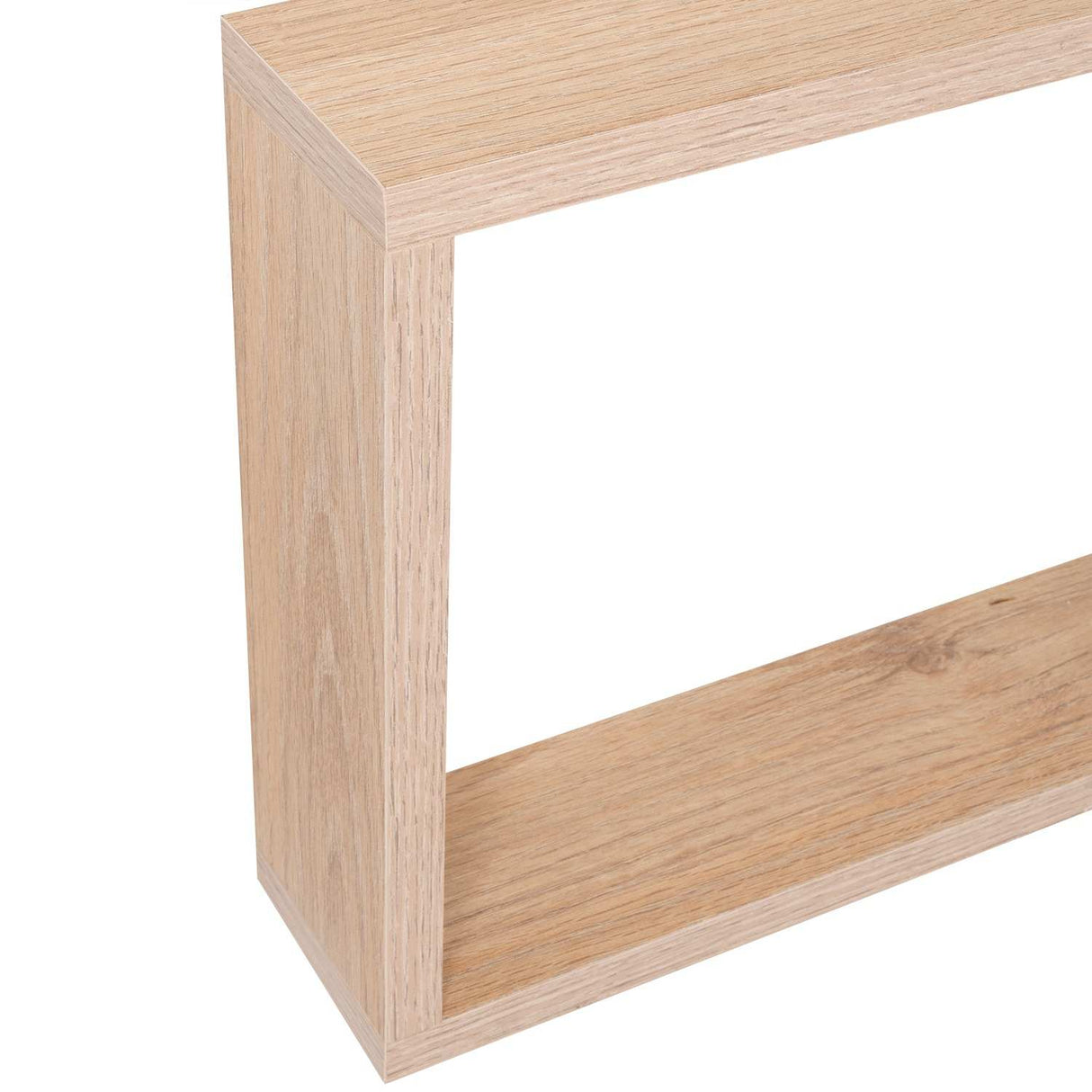 Set de 4 Repisas Zeus Rovere 46x26cm Rectangular con Un Entrepaño - Repisas y Percheros | Bylmo