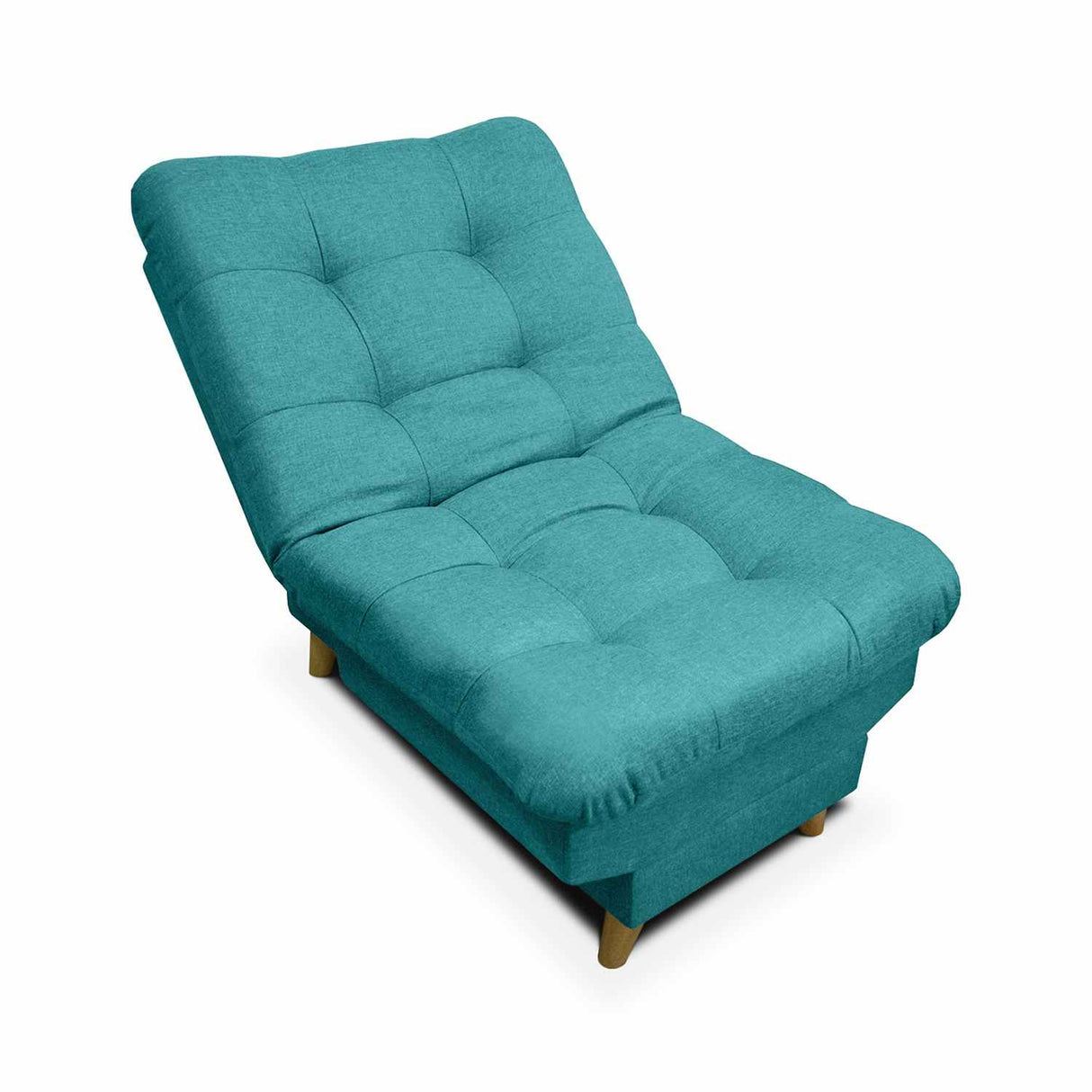 Silla Poltrona Carvallo Turquesa 76x90cm De Un Puesto Reclinable con Apoya Brazos