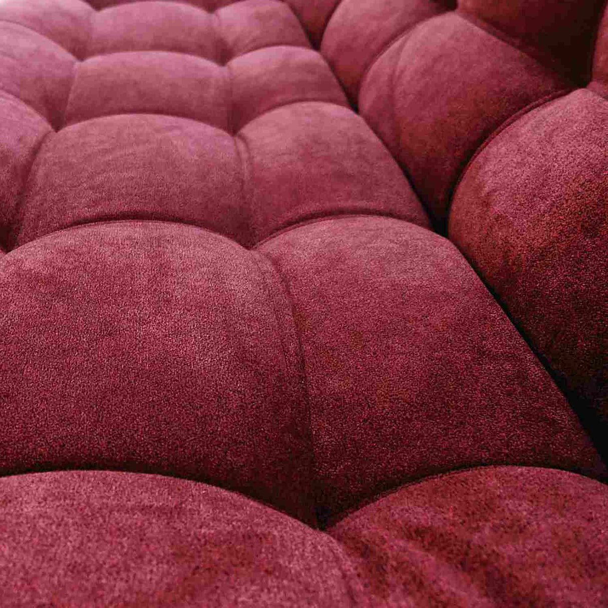 Sofá Cama Esquinero Carvallo Vinotinto 185x100cm De 3 Puestos Reclinable con Apoya Brazos