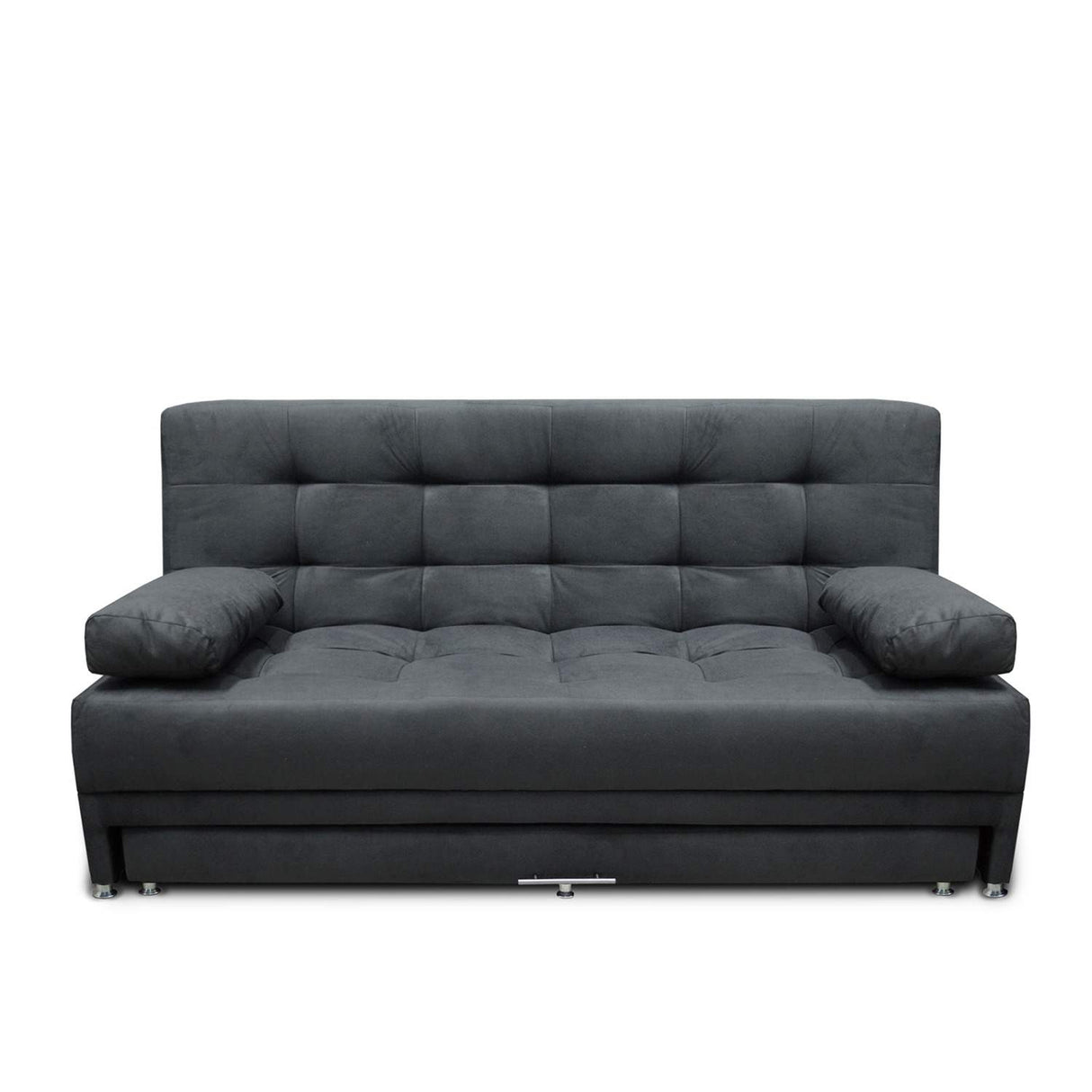 Sofá Cama Matter Gris 190x95cm De 3 Puestos Reclinable con Apoya Brazos