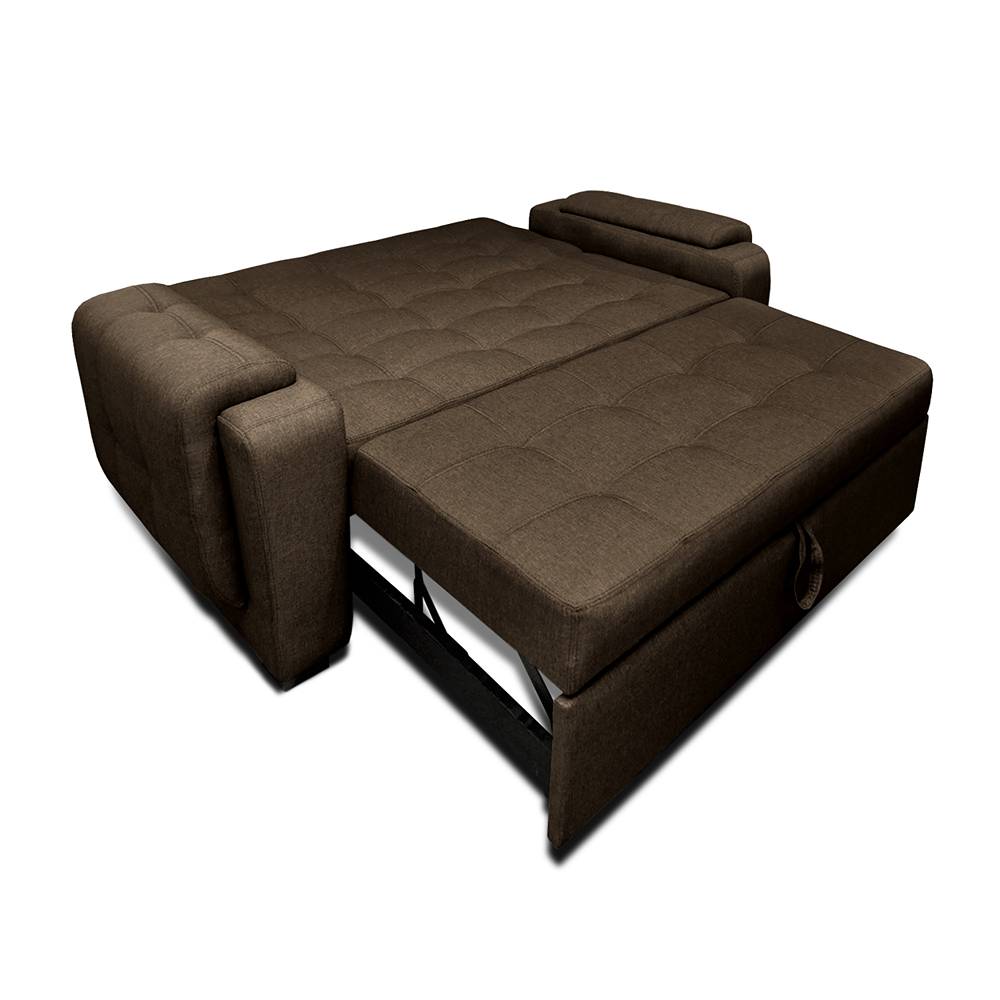 Sofá Cama Vignelli Cafe 185x80cm De 3 Puestos Reclinable con Apoya Brazos