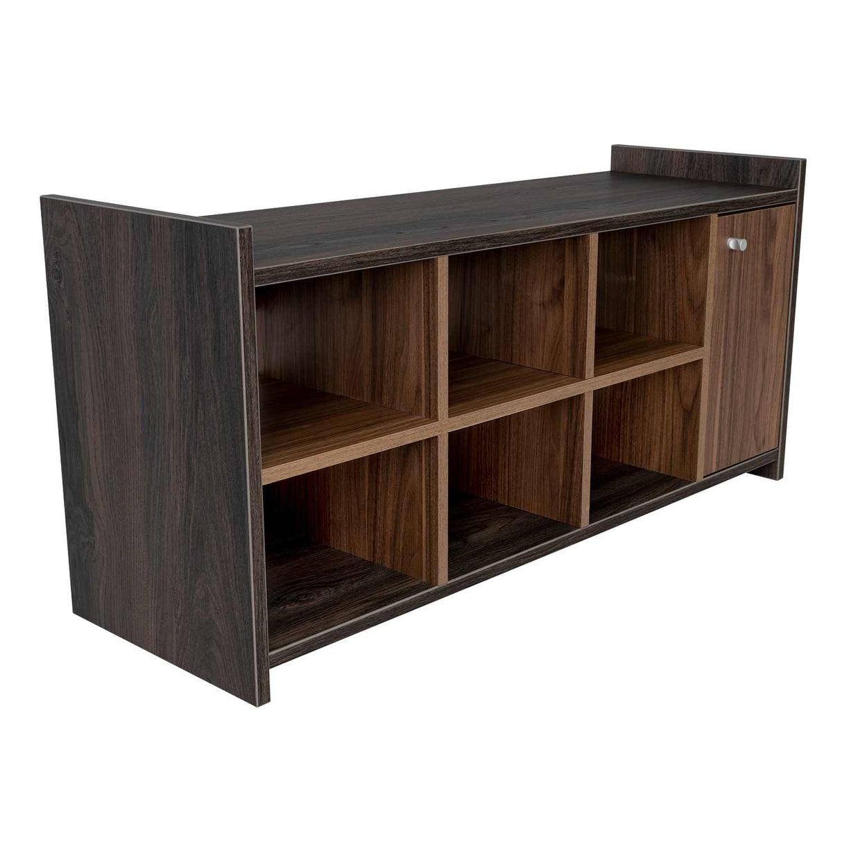 Zapatero Carbón y Gales 100.6x35.7cm Horizontal de Dos Niveles para Doce Pares - Closets | Bylmo