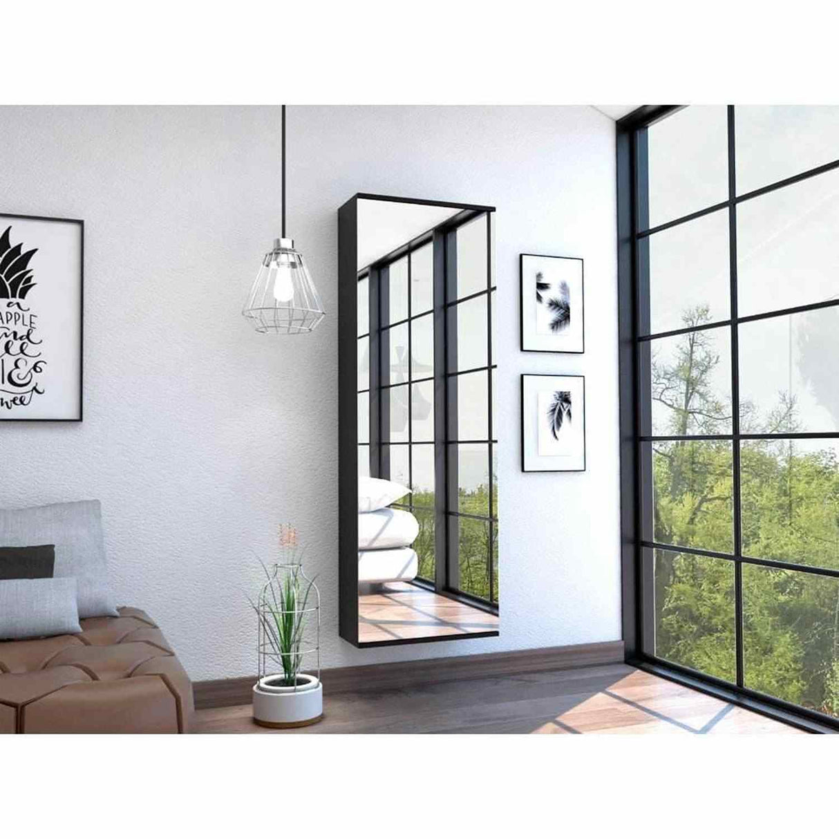 Zapatero de Pared Leto Wengue 47x138cm Vertical de Cinco Niveles para Diez pares de Zapatos - Closets | Bylmo