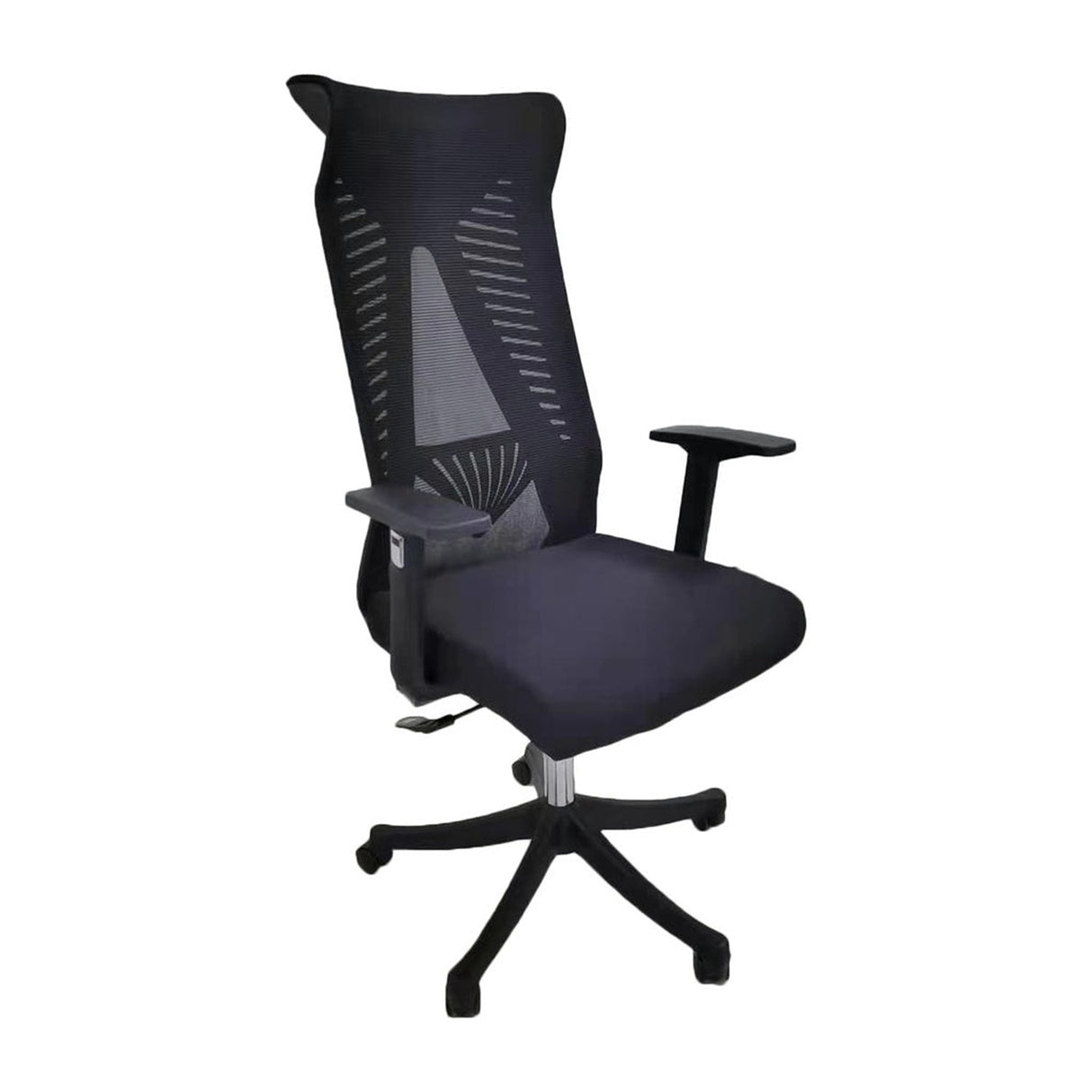 Silla Shenzen Negro 58 cm con Brazos - Sillas de Oficina | Bylmo