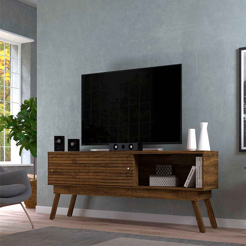 Rack Frizz Savana 182 cm con Dos Puertas - Muebles para TV | Bylmo