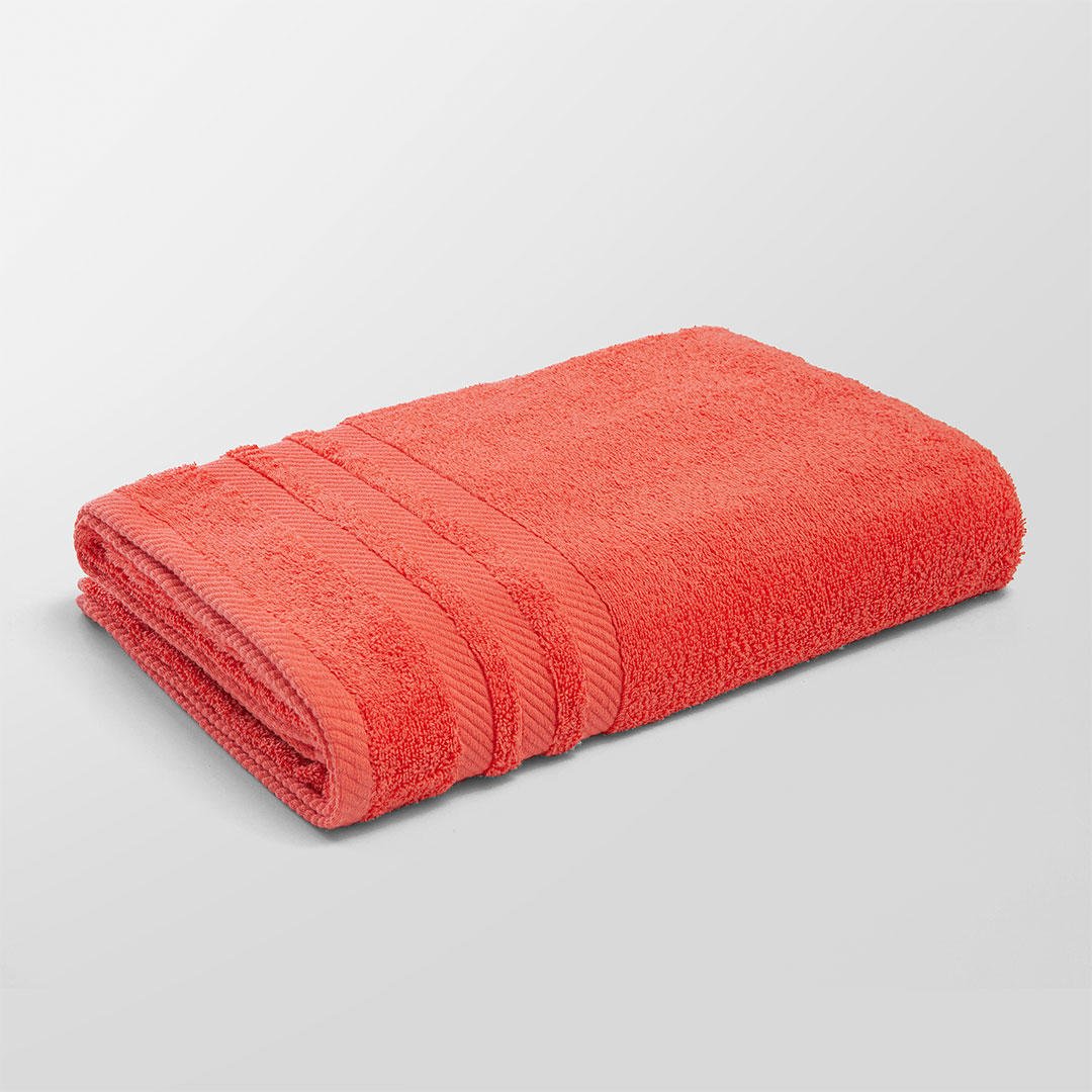 Toalla Salmón 70x140cm para el Cuerpo Fondo Entero - Toallas | Bylmo
