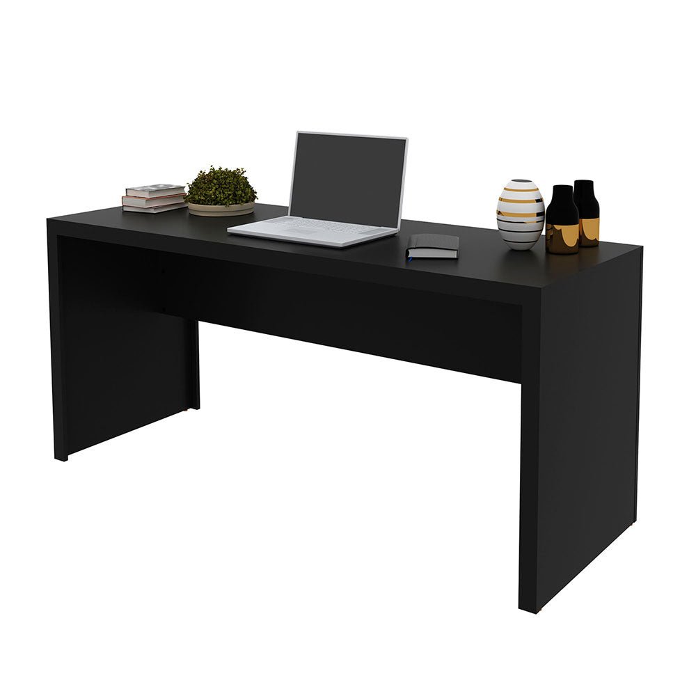 Escritorio Lima Negro 163x74.5cm sin Cajones - Escritorios y Archivadores | Bylmo
