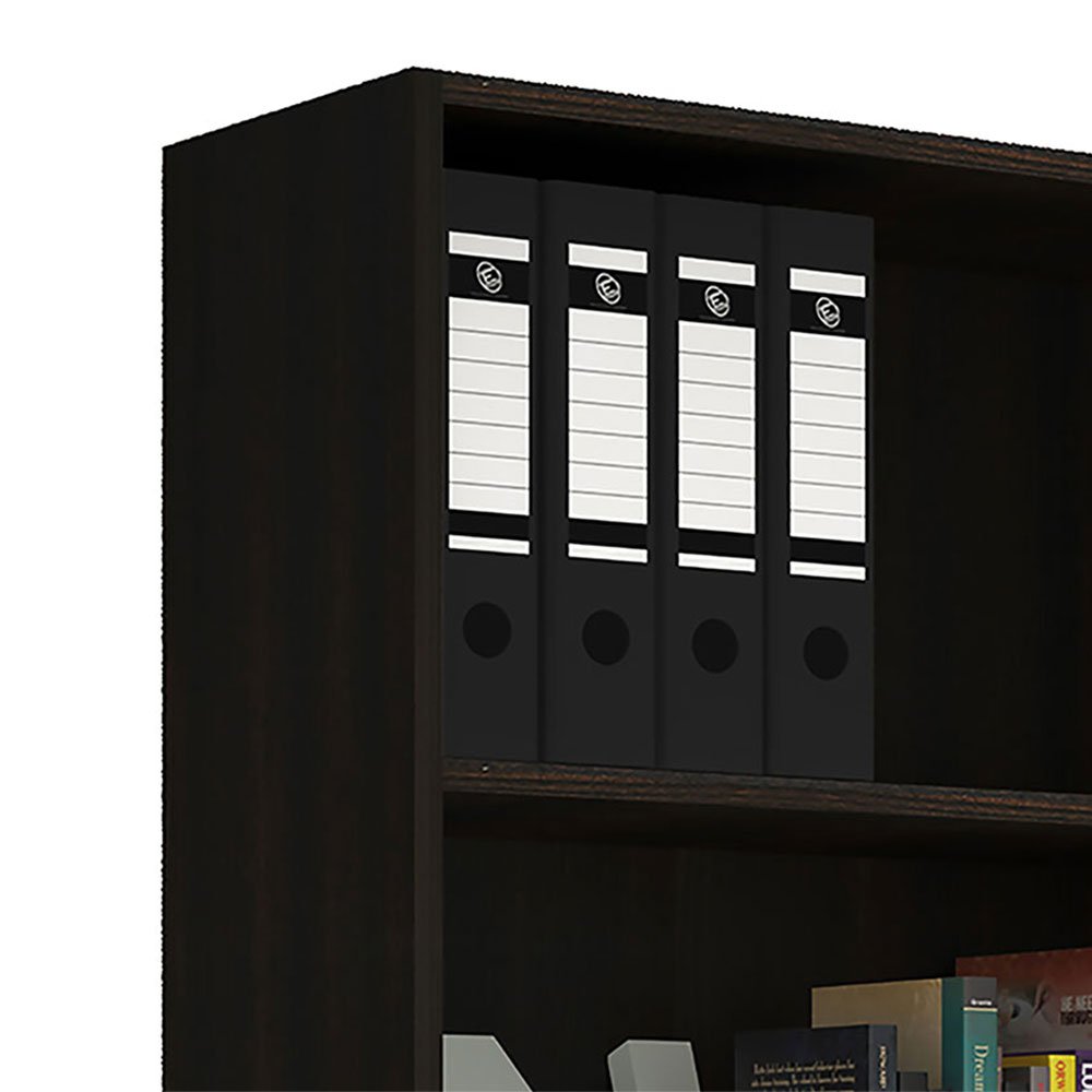 Biblioteca Rosana Habano 60 cm con Entrepaños - Bibliotecas | Bylmo