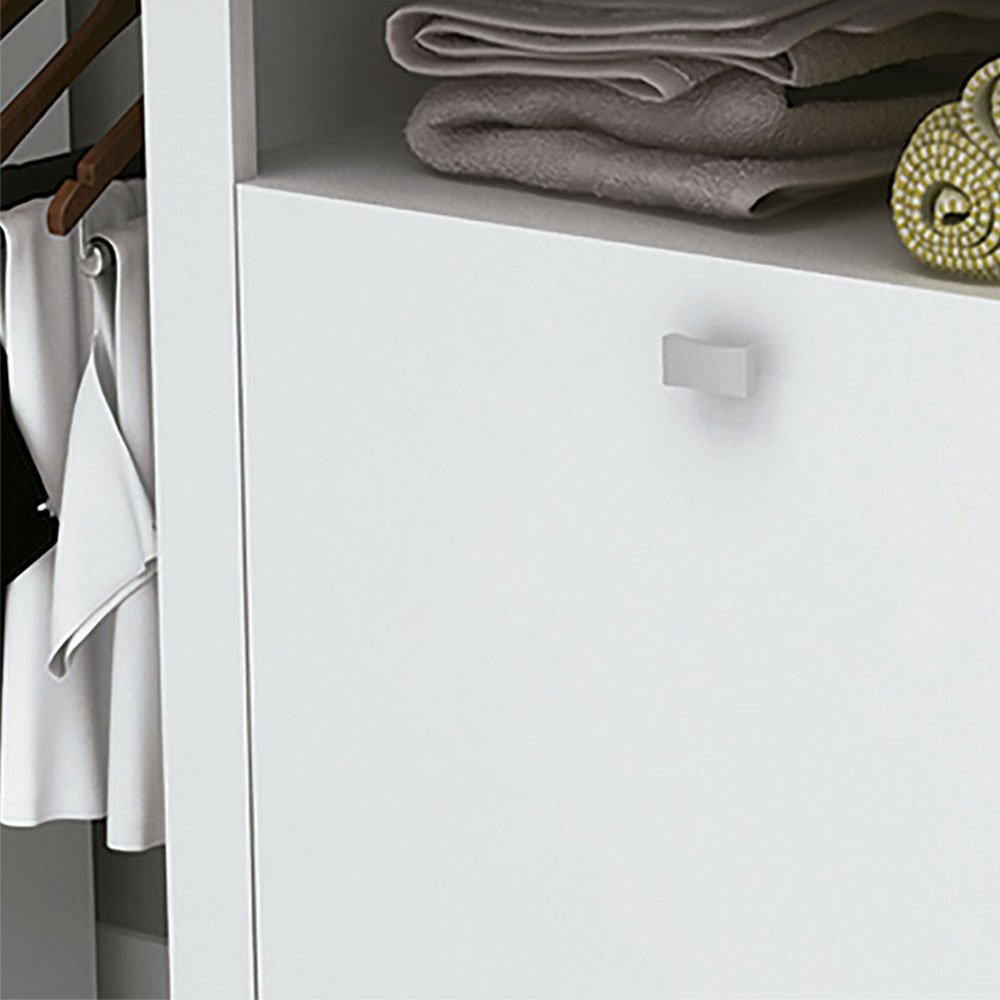 Mesa de Planchar María Blanco 103x85cm con Dos Puertas - Muebles Organizadores | Bylmo