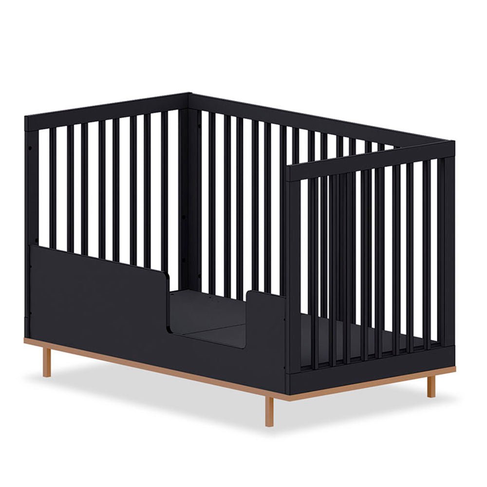 Cuna Paty 130x70 cm Negro y Dorado - Camas | Bylmo