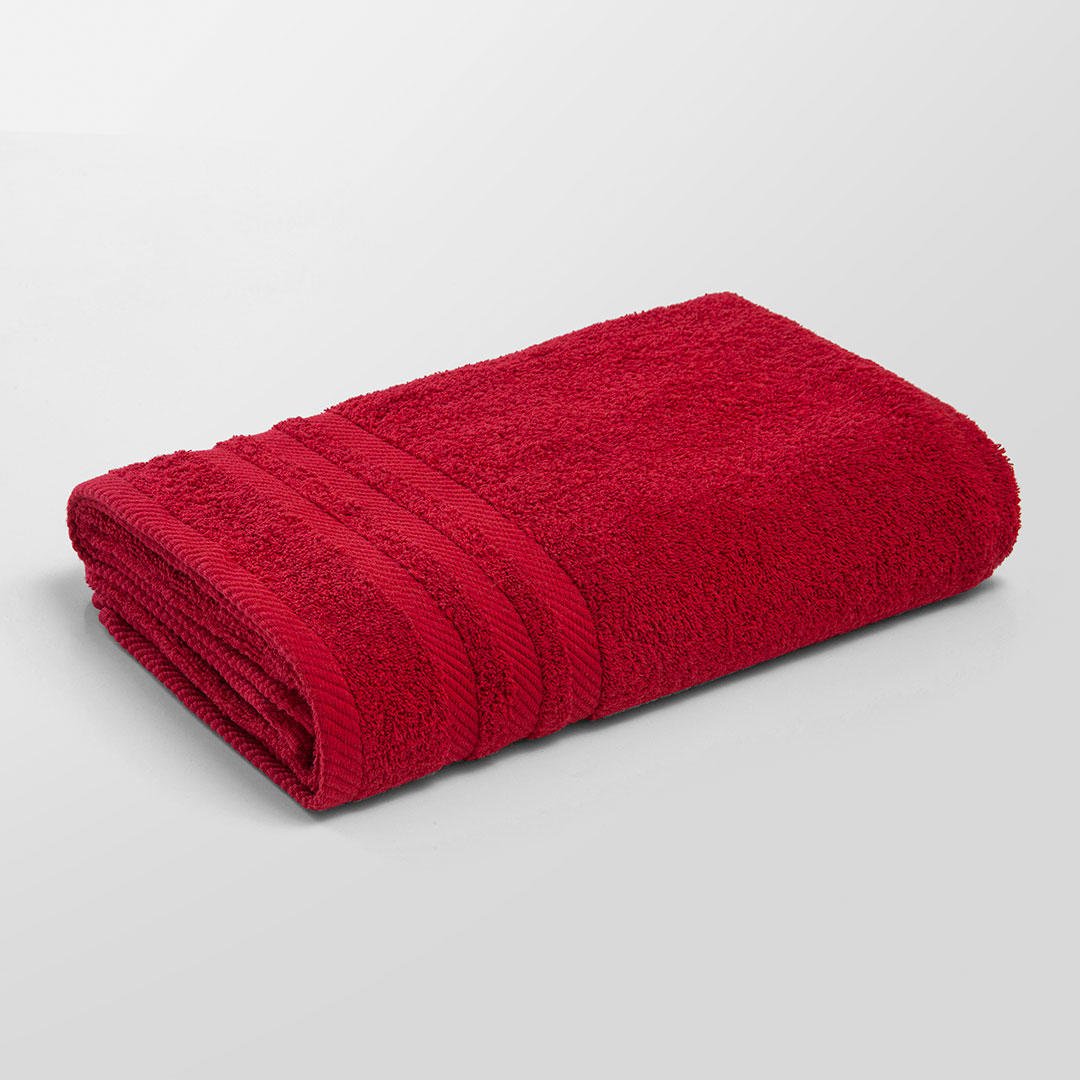 Toalla Rojo 70x140cm para el Cuerpo Fondo Entero Muy Suave - Toallas | Bylmo