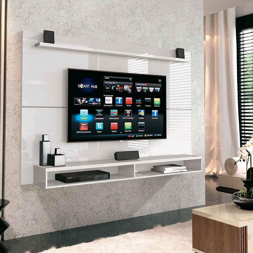Panel Maxi Blanco 180 cm - Muebles para TV | Bylmo