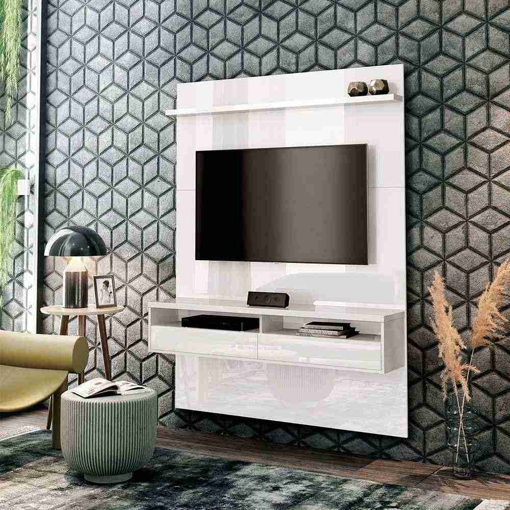 Panel Milano Blanco 120 cm - Muebles para TV | Bylmo