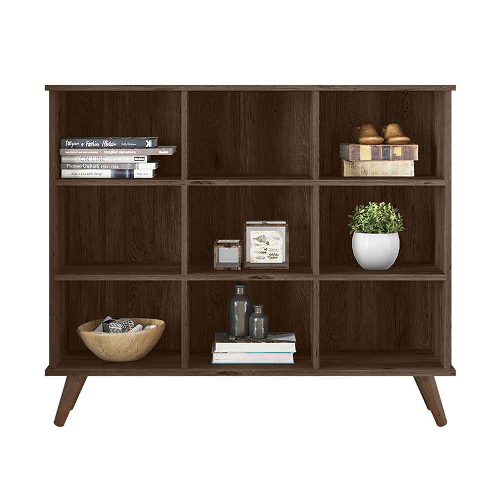 Arrimo Recife Ebano 108 cm con Entrepaños - Repisas y Percheros | Bylmo