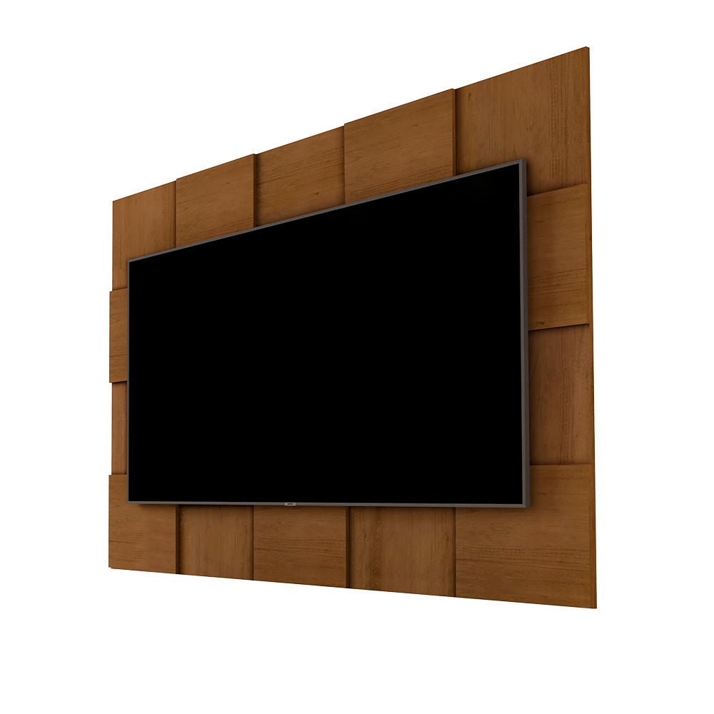 Panel de TV Caramelo 160x128cm Para TV Hasta 55 Pulgadas sin Cajones - Muebles para TV | Bylmo
