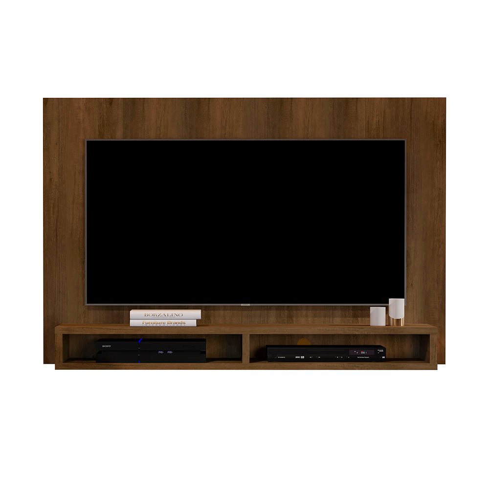 Panel de TV Savana 150x105cm Para TV Hasta 55 Pulgadas sin Cajones y con Ranuras para Cables - Muebles para TV | Bylmo