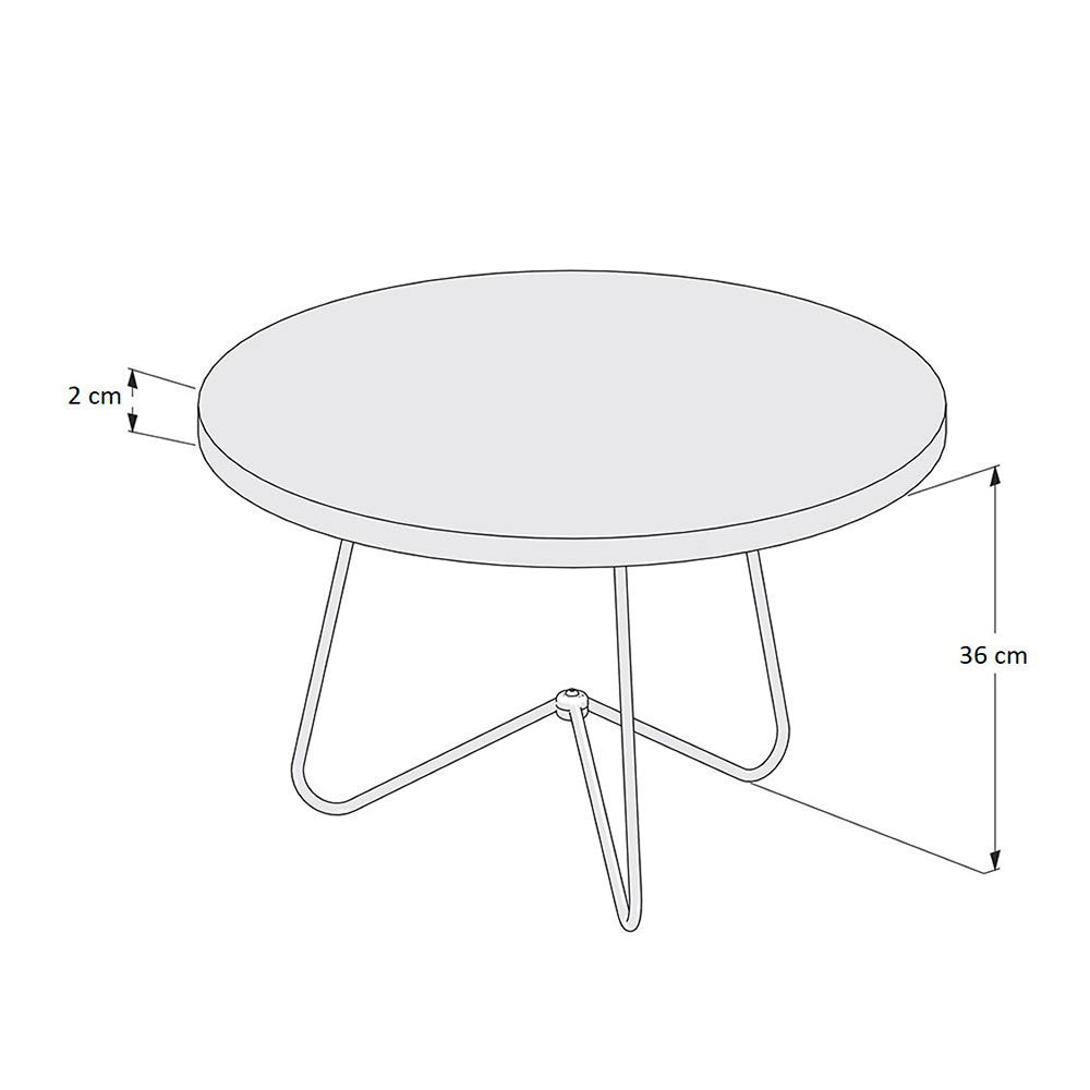 Mesa Austria Savana 60 cm Redondas - Mesas | Bylmo