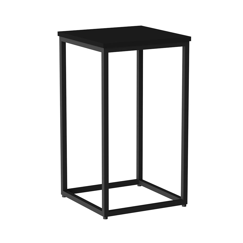 Mesa Valencia Negro 40 cm Cuadrada - Mesas | Bylmo