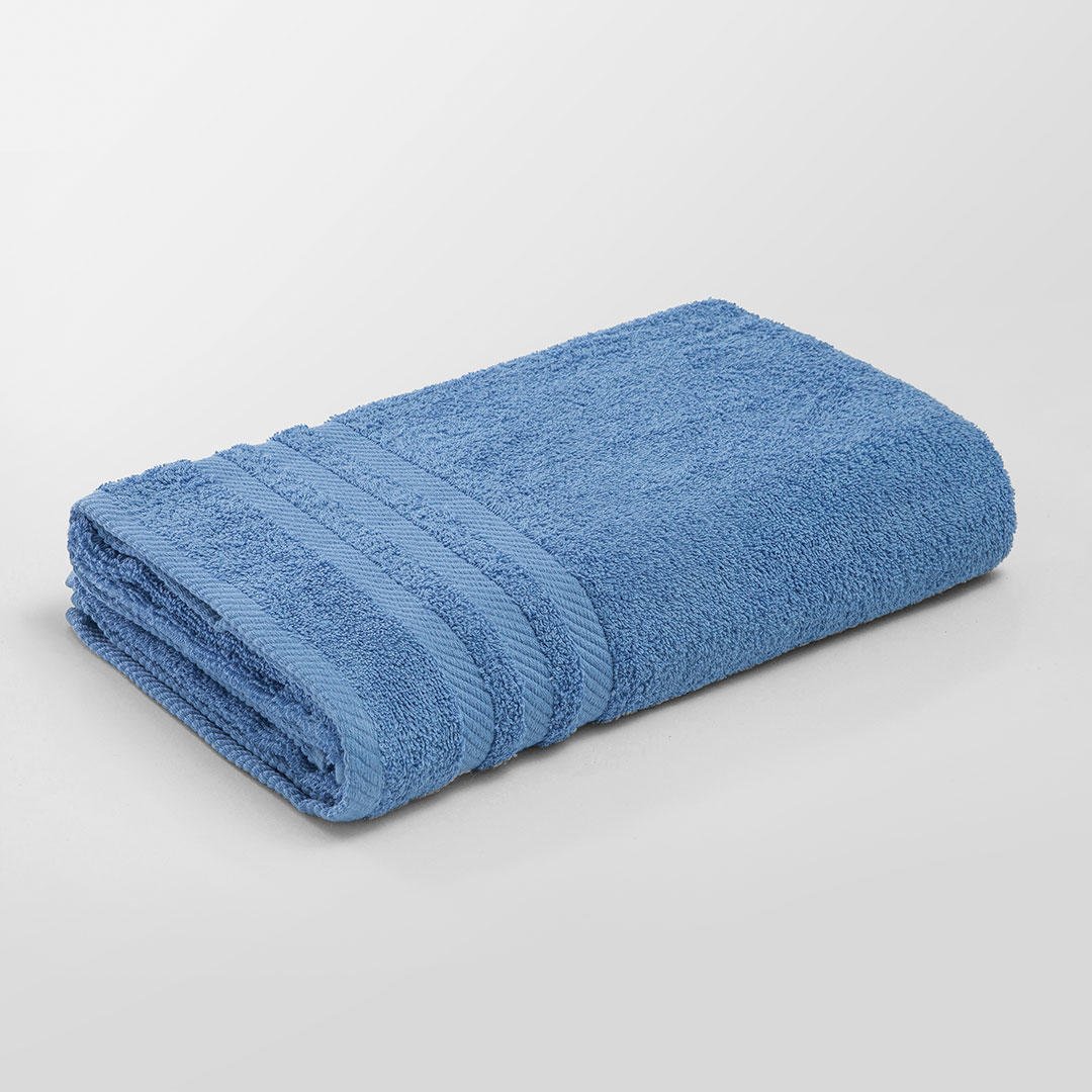 Toalla Azul 70x140cm para el Cuerpo Fondo Entero - Toallas | Bylmo