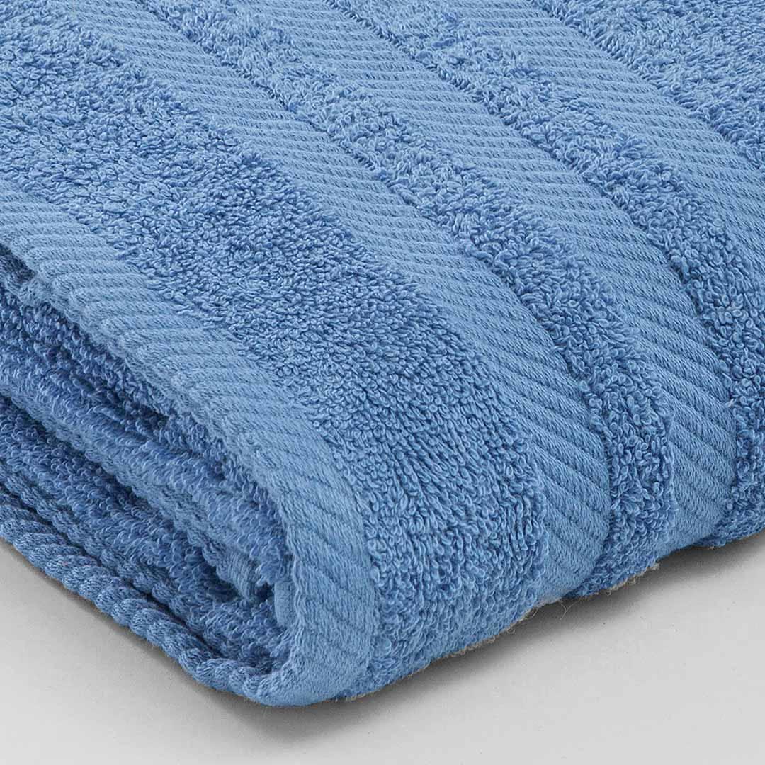 Toalla Azul 70x140cm para el Cuerpo Fondo Entero - Toallas | Bylmo