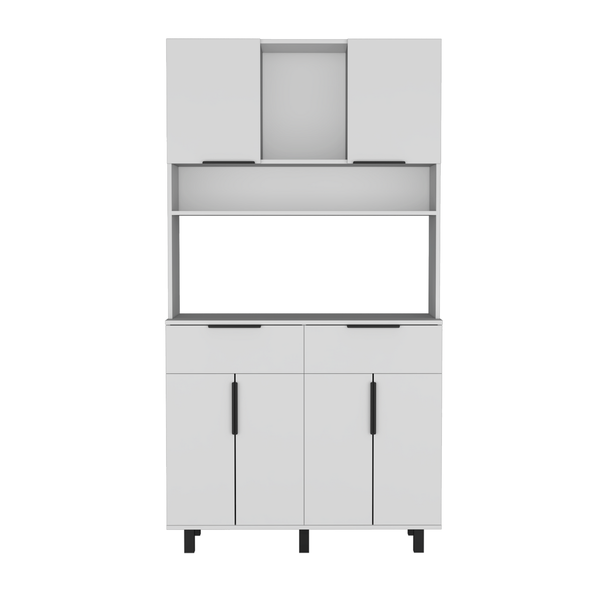 Alacena Oshawa 2m Blanco Diseño moderno fácil armado