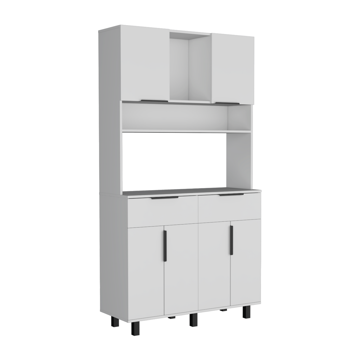 Alacena Oshawa 2m Blanco Diseño moderno fácil armado