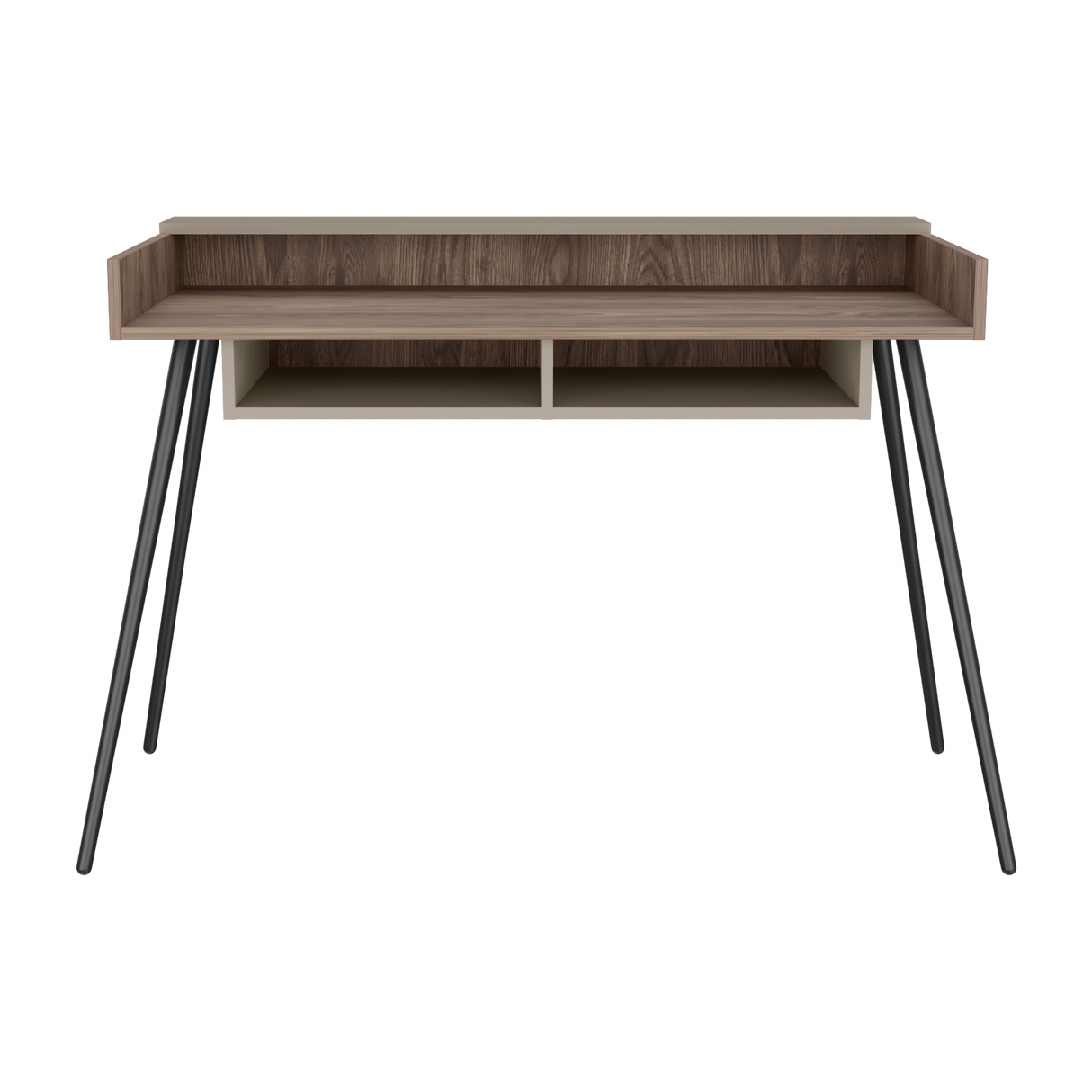 Escritorio Marlow Coñac 124x55x82.7cm MDP Patas Metálicas