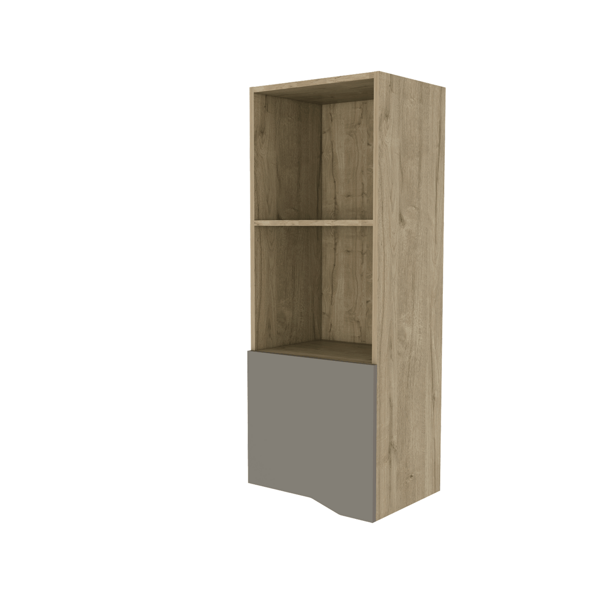 Biblioteca Flotante Obregon 34x41 Duna Minimalista 4 Entrepaños - Bibliotecas y Estanterías | Bylmo