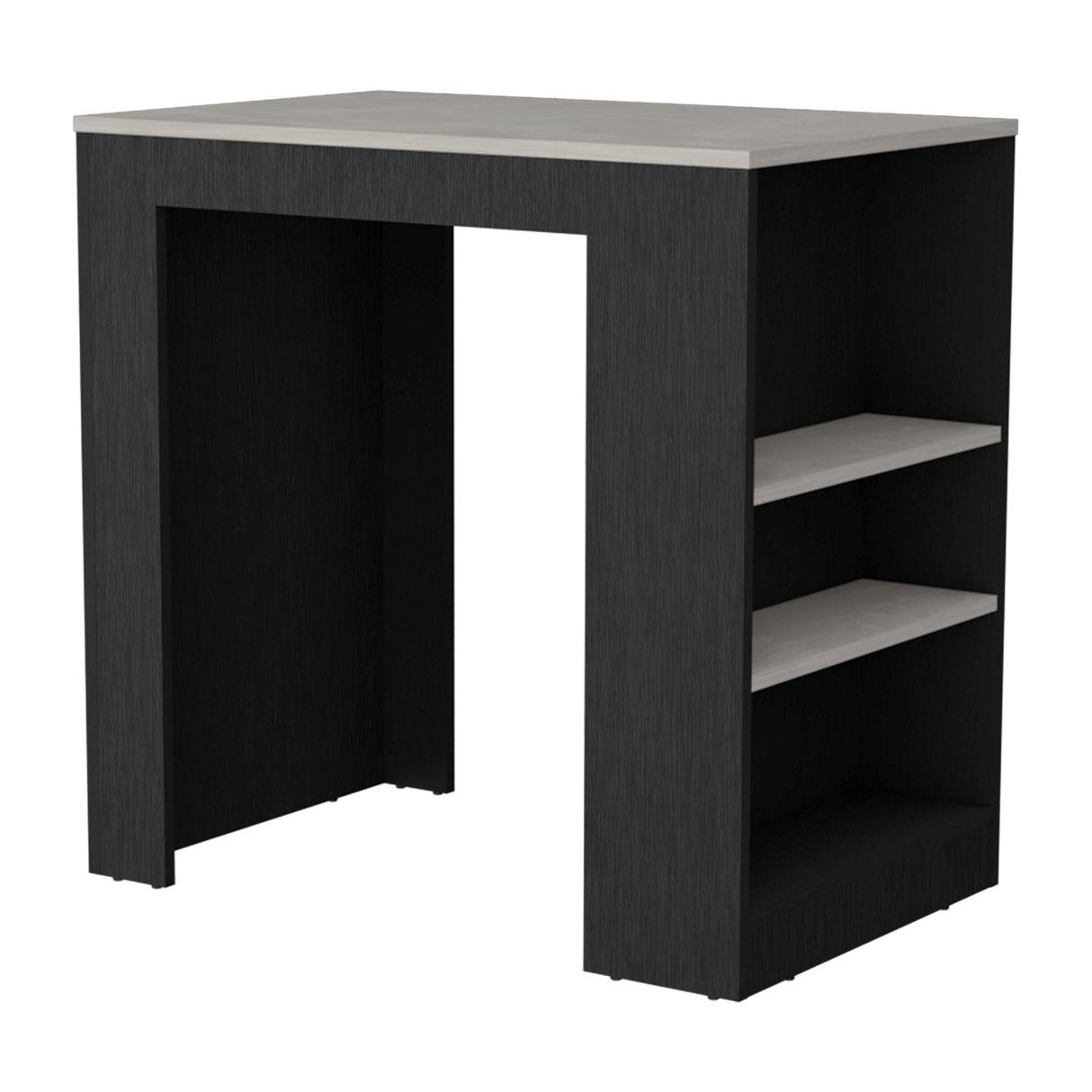 Isla de Cocina Potree Moderno 3 Entrepaños Wengue 59x91.3cm