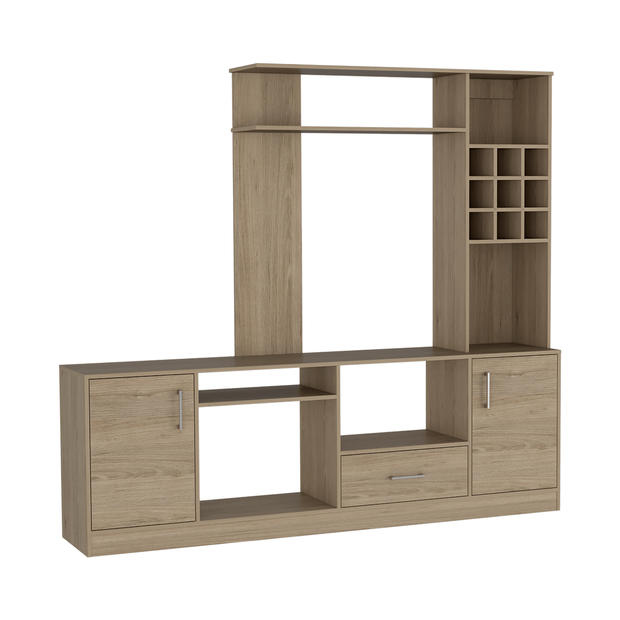 Centro de Entretenimiento Beijing Rovere 1 Cajón para TV 60 Pulgadas - Muebles de TV | Bylmo