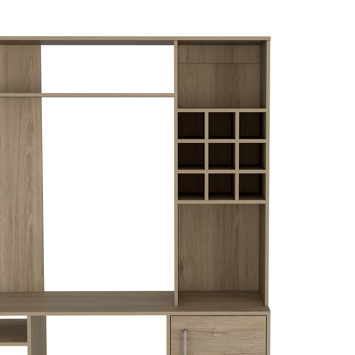 Centro de Entretenimiento Beijing Rovere 1 Cajón para TV 60 Pulgadas - Muebles de TV | Bylmo