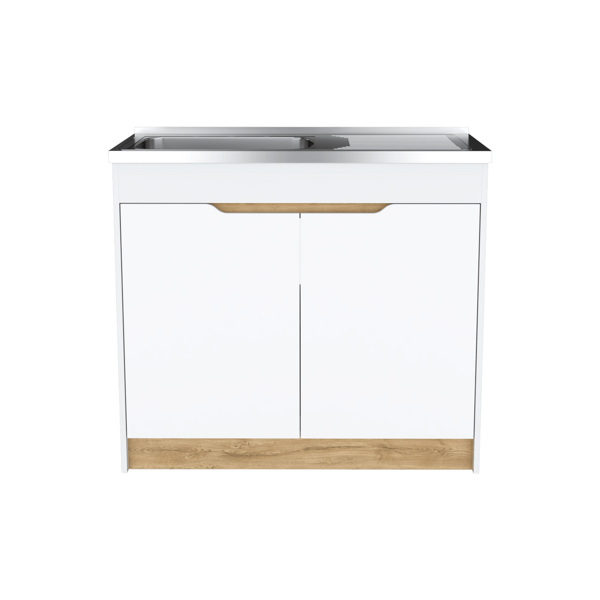 Mueble Inferior de Cocina Soler Sin Manija Blanco Moderno 52x89cm - Muebles Inferiores | Bylmo