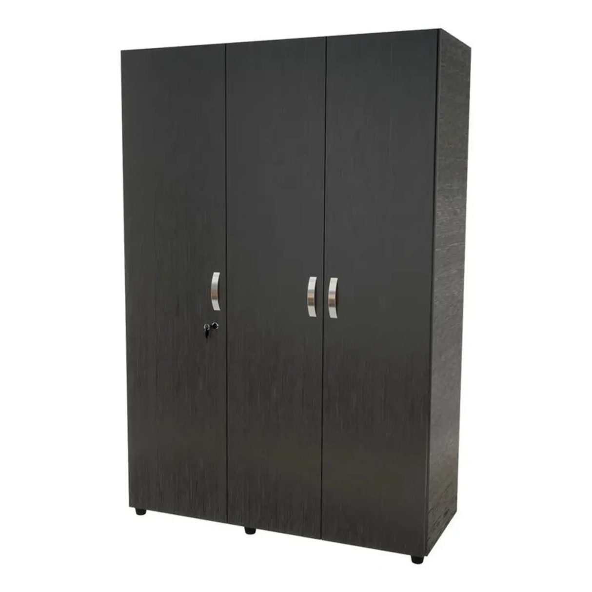 Closet Bilbao Wengue 120x180 cm con Cerradura y 5 Entrepaños