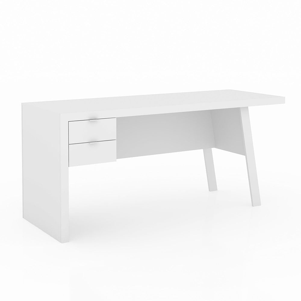 Escritorio Palermo Blanco 163 cm con Cajones - Escritorios y Archivadores | Bylmo