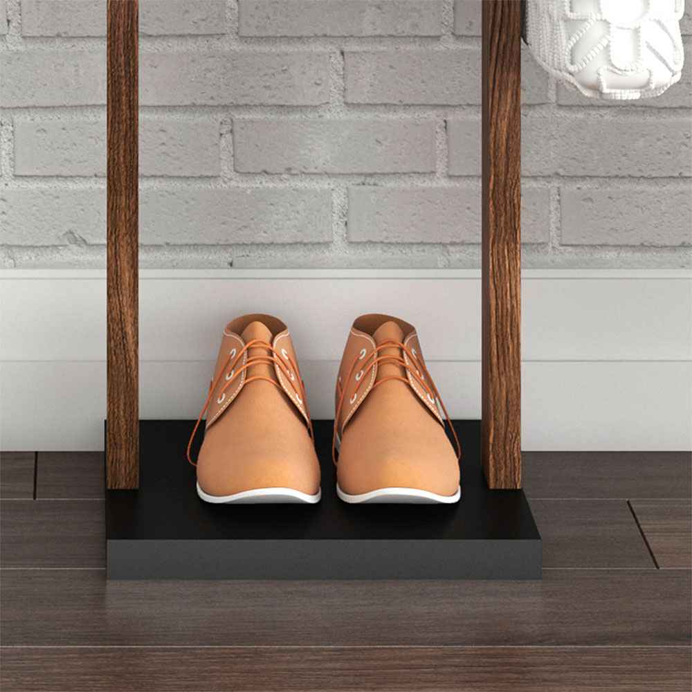 Perchero Sol Nogal 43 cm - Repisas y Percheros | Bylmo