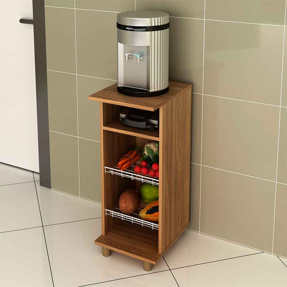 Mueble Auxiliar Lisboa Cafe 32 cm con Entrepaños - Muebles Organizadores | Bylmo