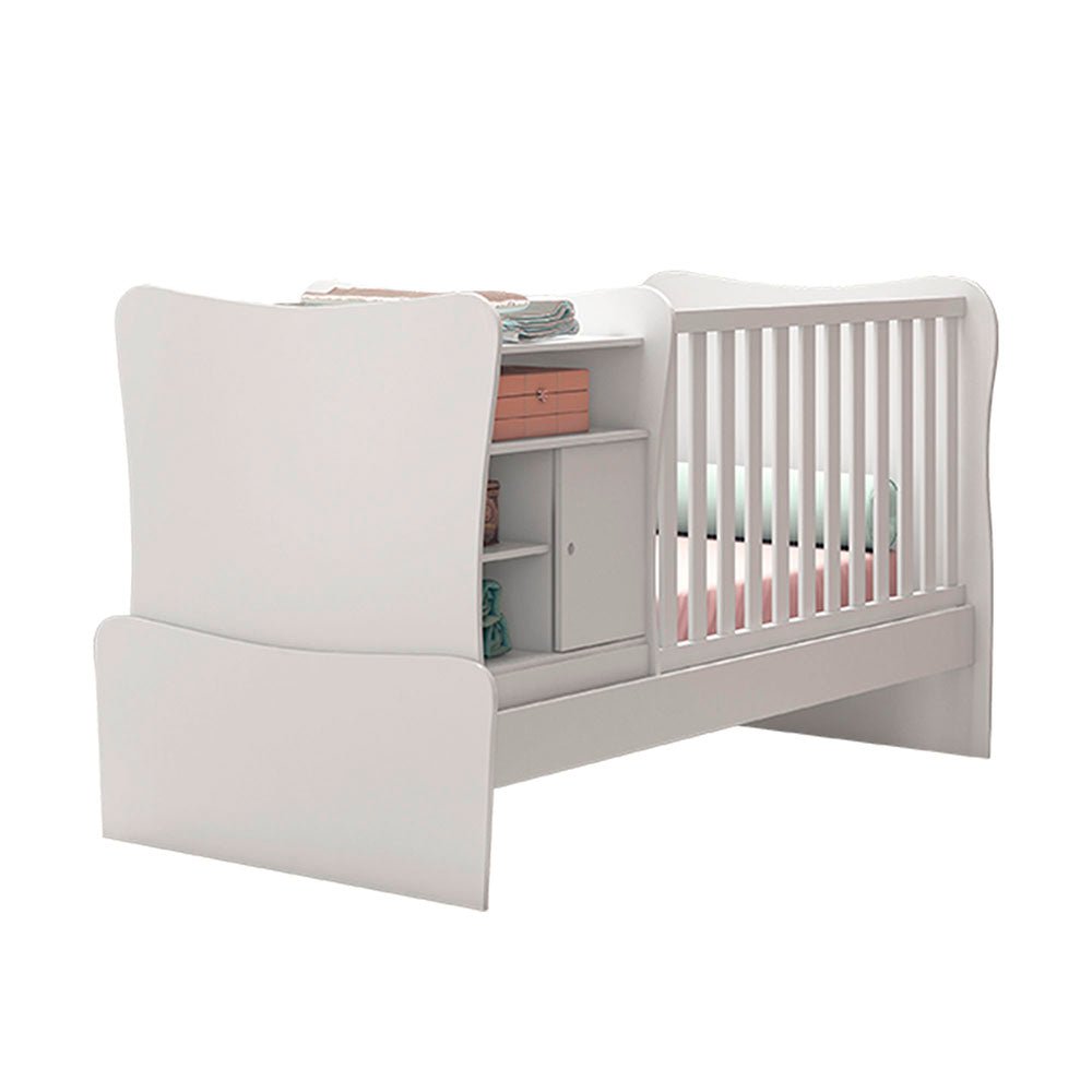 Cama Cuna Janeiro 193 cm Blanco Transformable - Camas | Bylmo