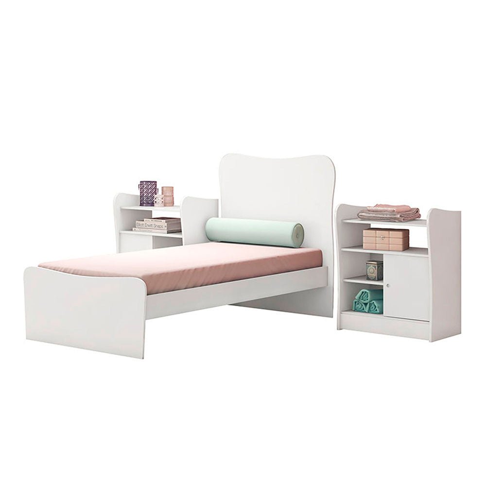 Cama Cuna Janeiro 193 cm Blanco Transformable - Camas | Bylmo