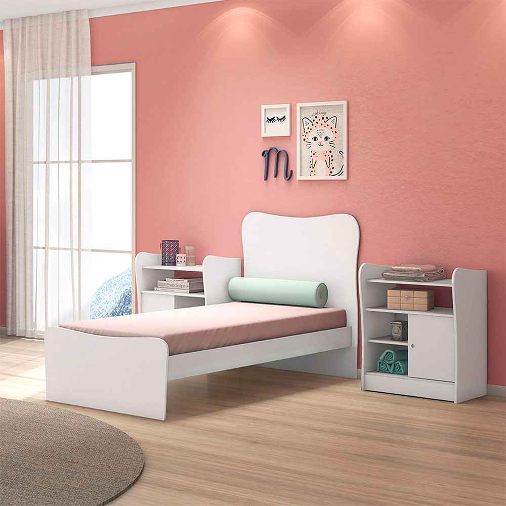 Cama Cuna Janeiro 193 cm Blanco Transformable - Camas | Bylmo