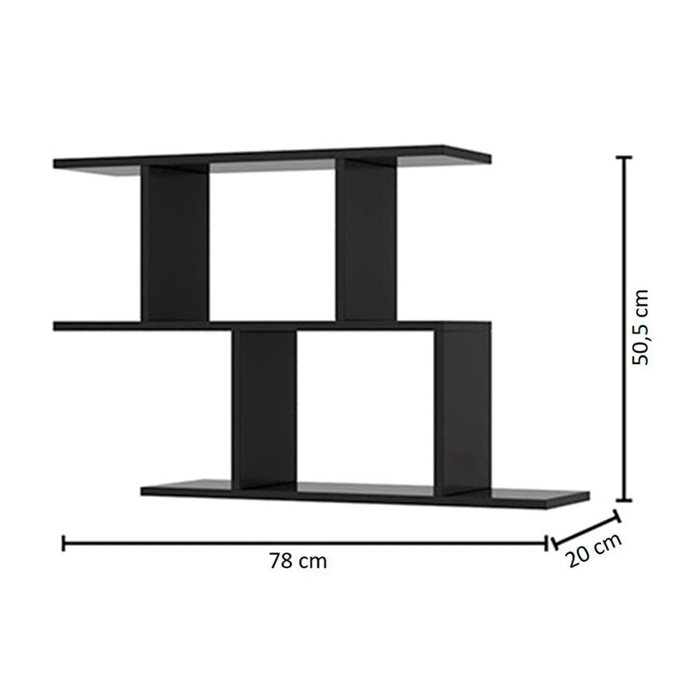 Repisa Bento Negro 78 cm - Repisas y Percheros | Bylmo