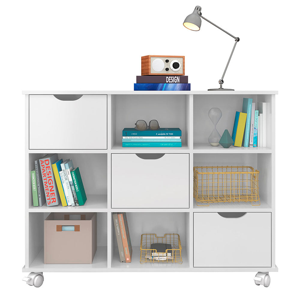 Organizador colgante 3 cestas 25*15*72cm blanco – LILI HOME