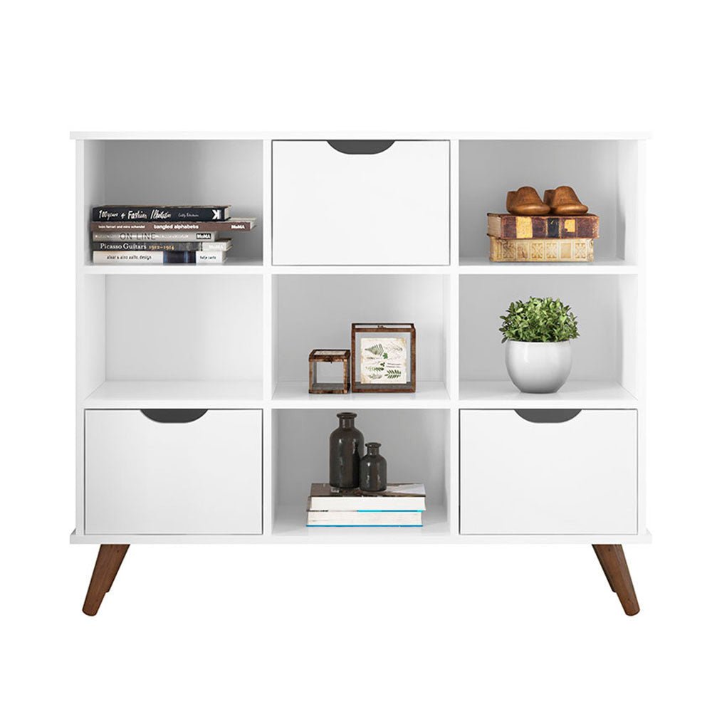 Arrimo Recife Blanco 108 cm con Tres Cajones - Repisas y Percheros | Bylmo