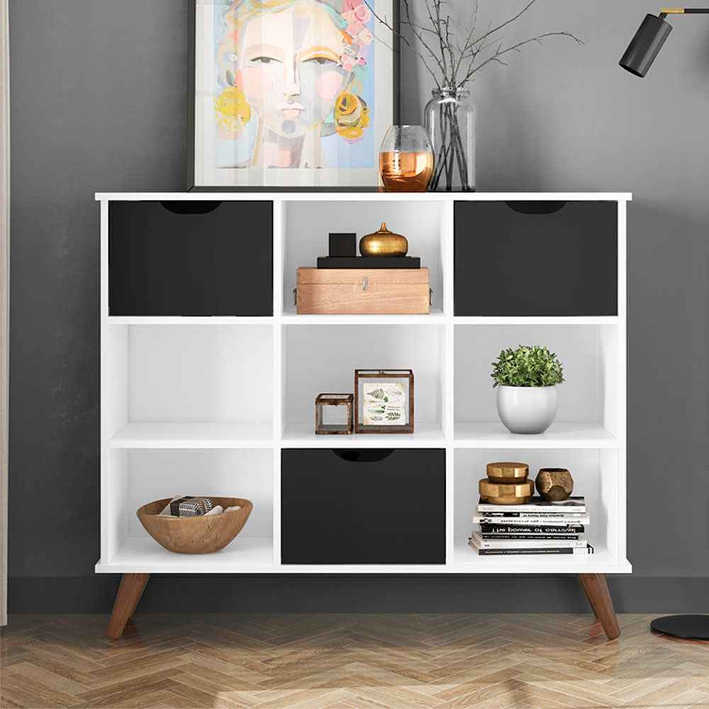 Arrimo Recife Blanco 108 cm con Tres Cajones - Repisas y Percheros | Bylmo