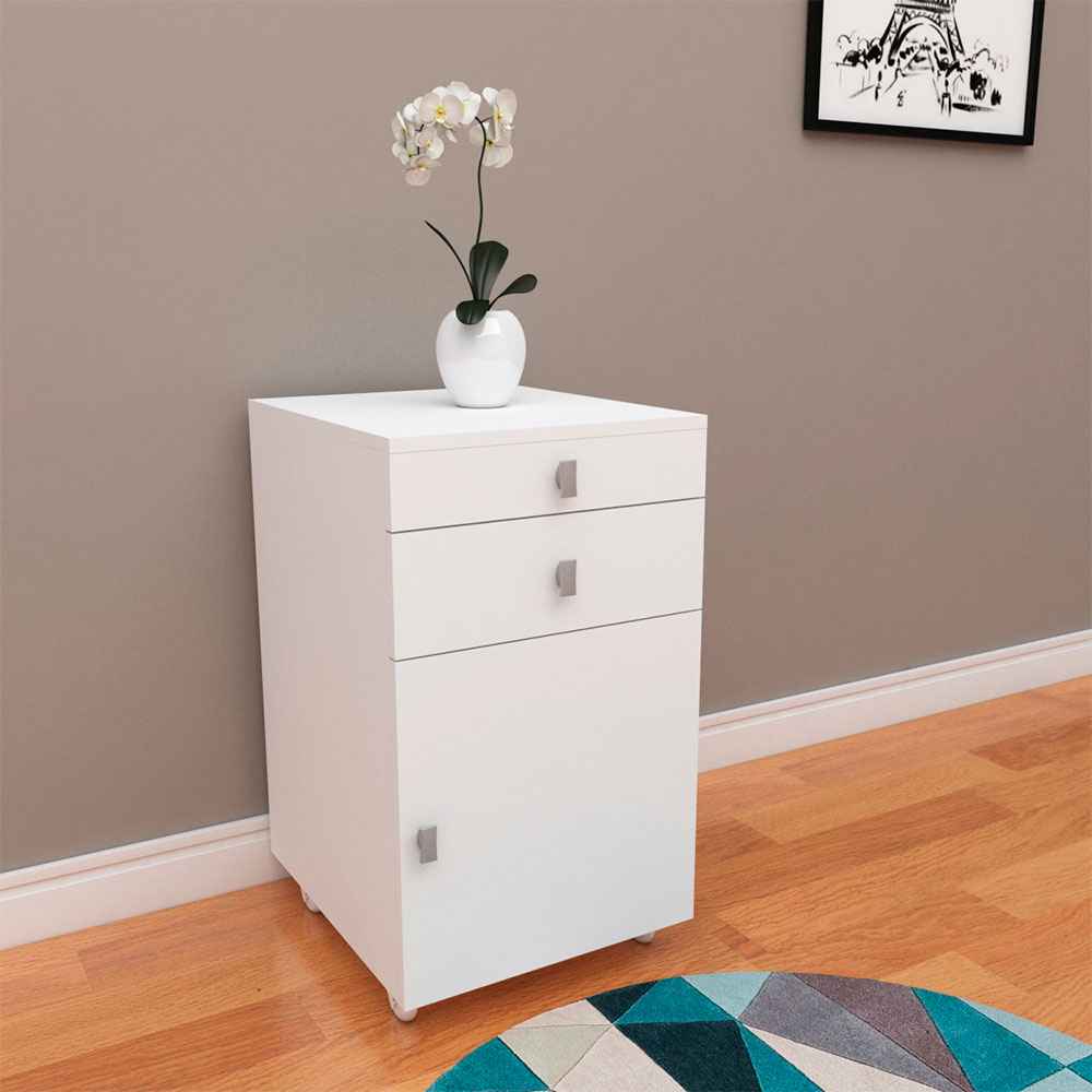 Tocador Montserrat Blanco 40 cm - Cajoneras | Bylmo