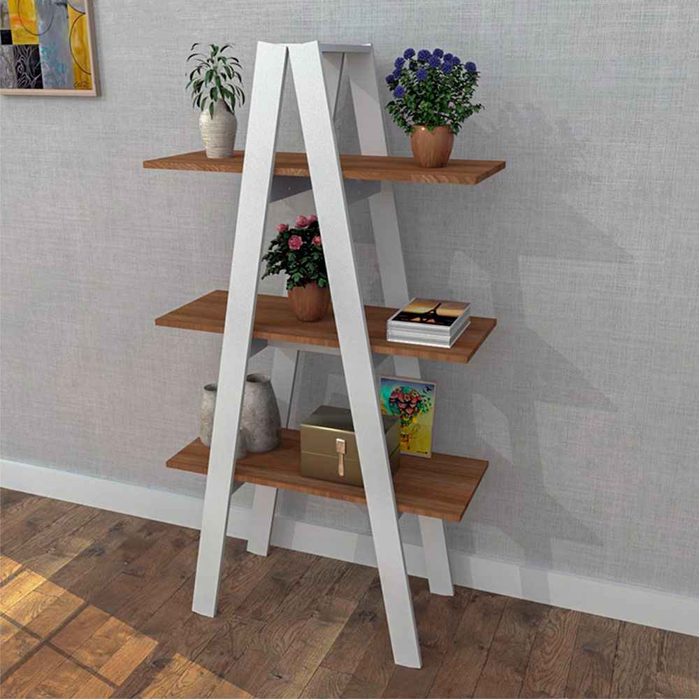 Mueble Dakar Cafe y Blanco 64 cm - Repisas y Percheros | Bylmo