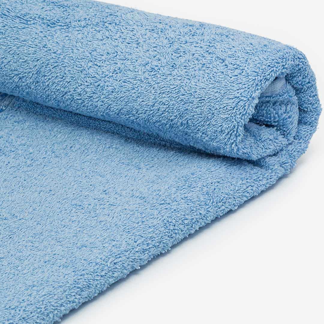 Toalla de Algodón Azul 70x140cm para el Cuerpo Fondo Entero - Toallas | Bylmo