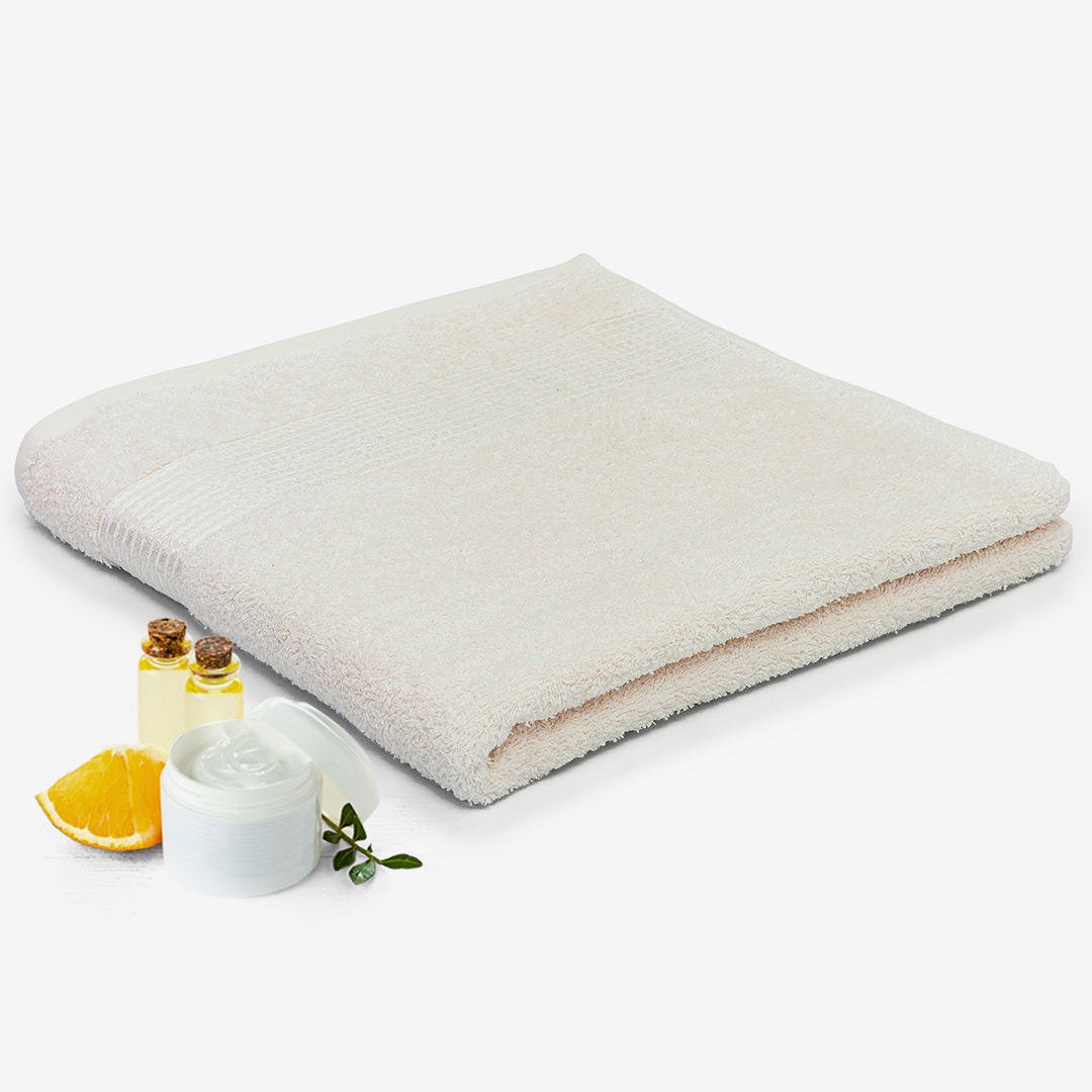 Toalla Beige 70x140cm para el Cuerpo Fondo Entero Muy Suave - Toallas | Bylmo