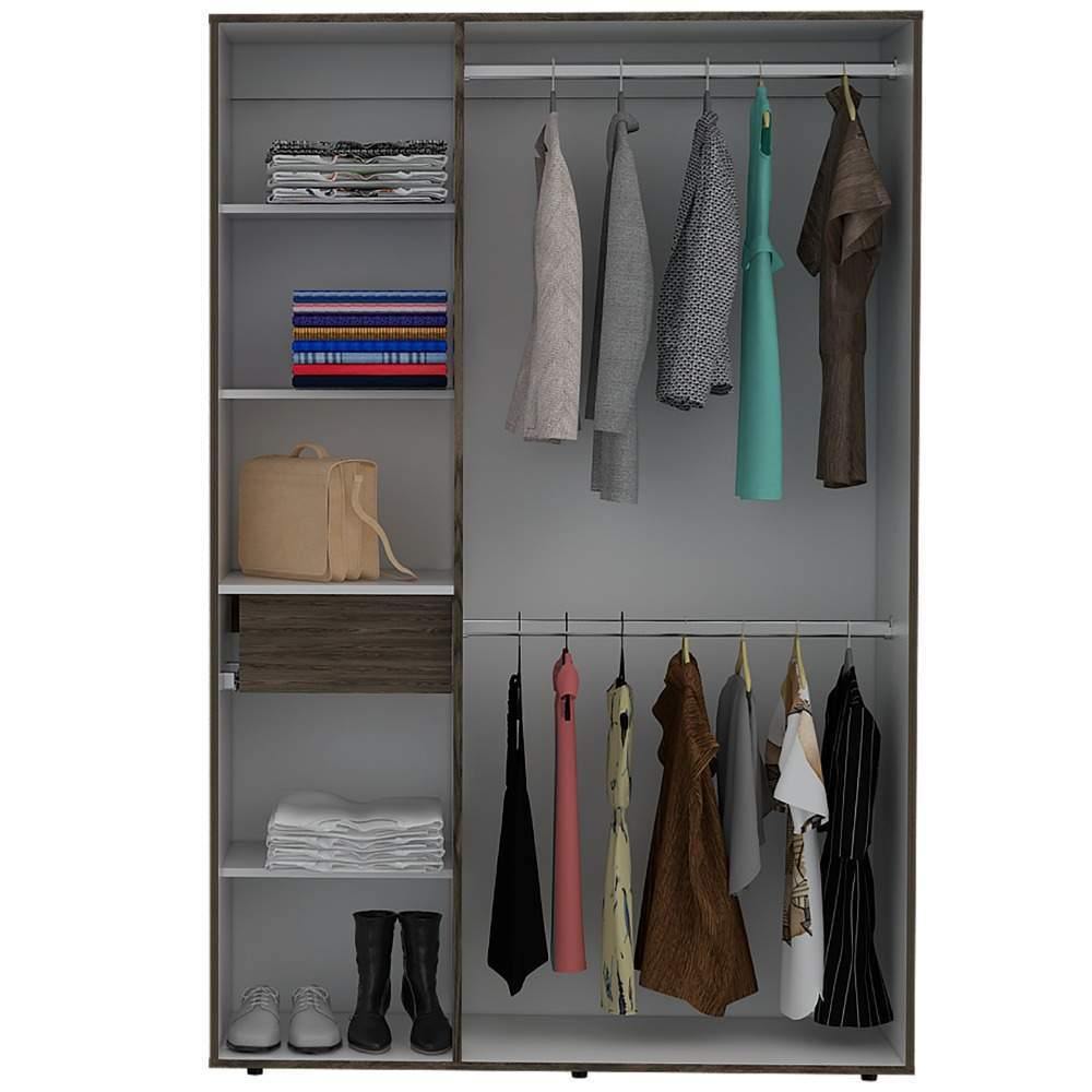 Closet Roko Coñac 120x181.9cm con 1 Cajones con 4 Entrepaños - Closets | Bylmo