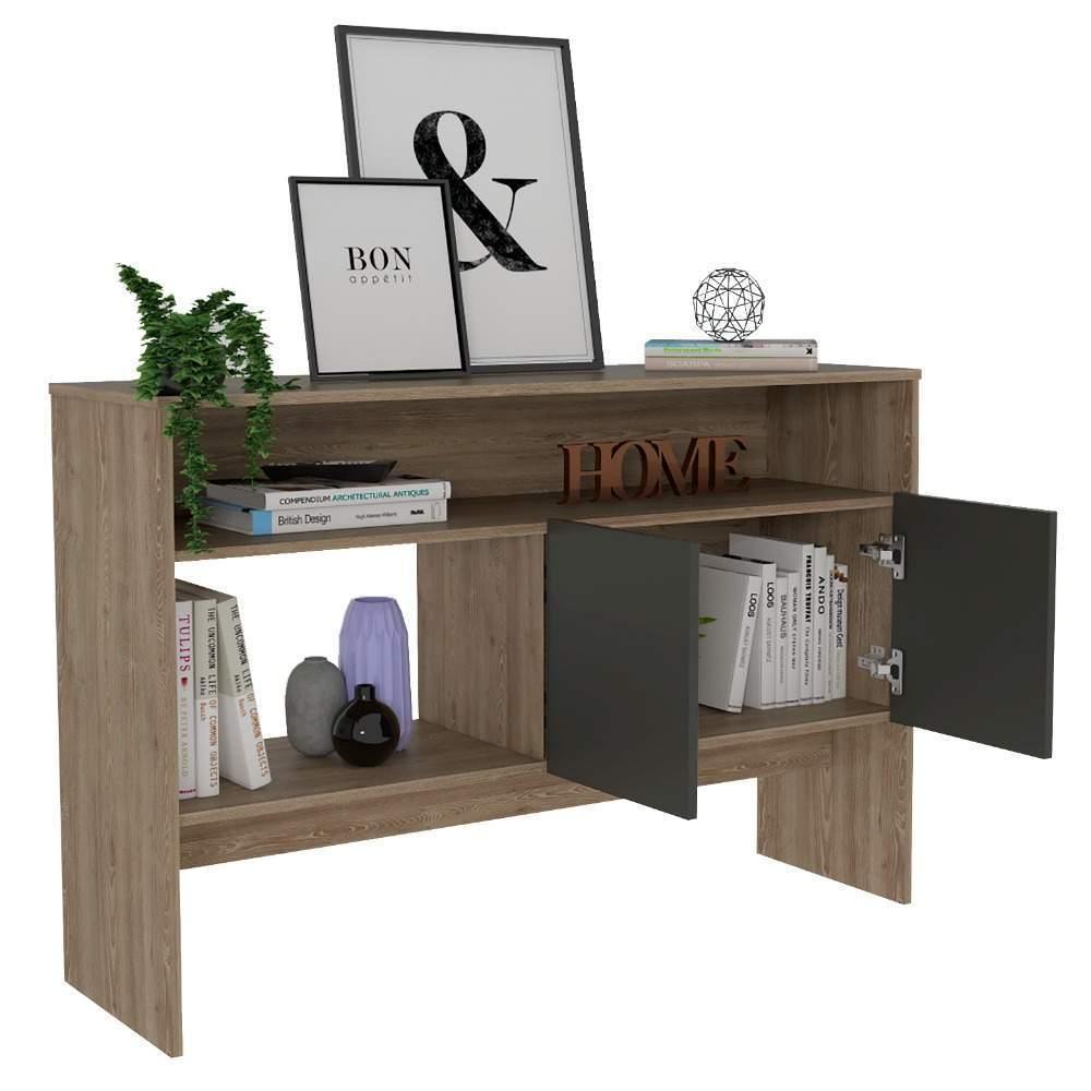 Arrimo Classic Miel y Plomo 120 cm con Dos Puertas - Bifes | Bylmo